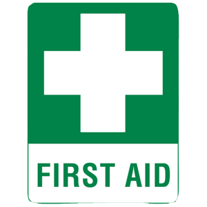 Large Metal First Aid Sign 60 x 45cm