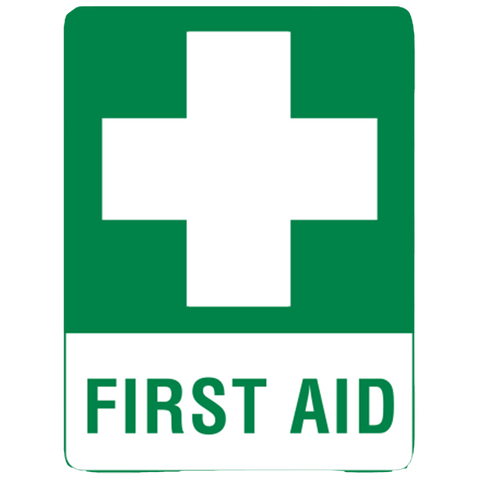 Large Metal First Aid Sign 60 x 45cm