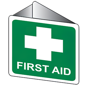 Off-Wall Poly First Aid Sign 22.5 x 22.5cm