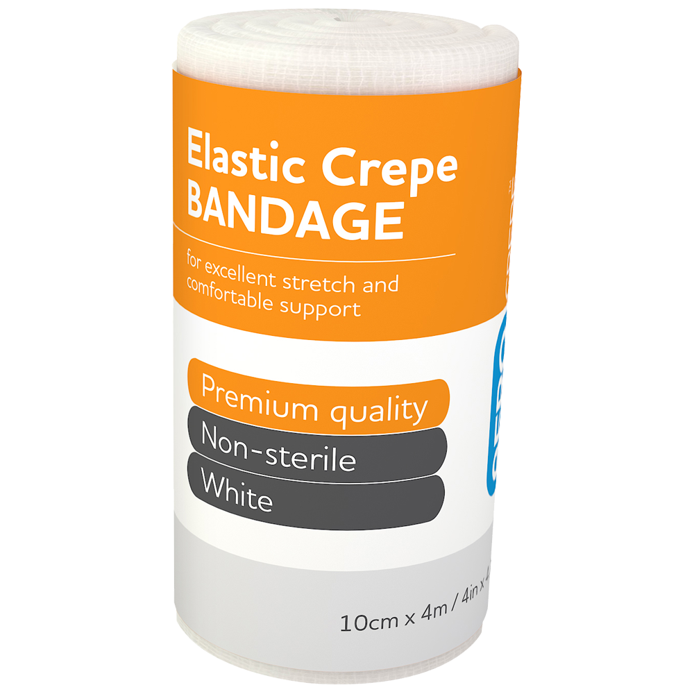 AEROCREPE Elastic Crepe Bandage 10cm x 4M Wrap/12
