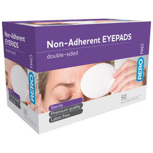 AEROPAD Non-Adherent Eye Pads 5.5cm x 7.7cm Box/50