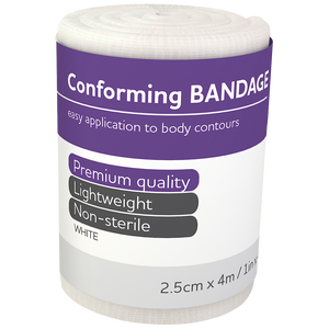 AEROFORM Conforming Bandage 2.5cm x 4M Wrap/12