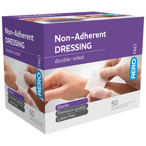 AEROPAD Non-Adherent Dressing 5 x 5cm Box/50