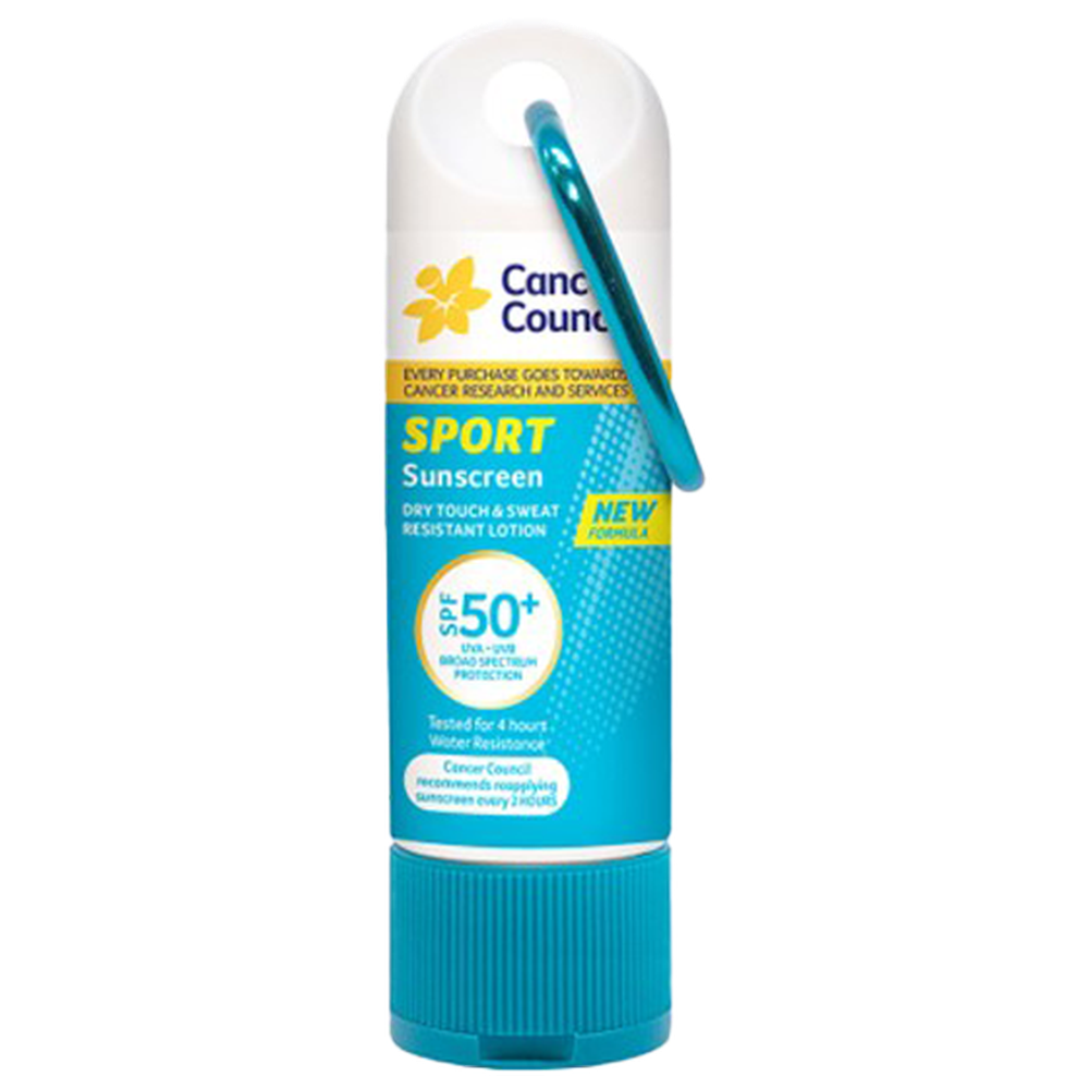 CANCER COUNCIL SPF50+ Sport Sunscreen Bottle 50mL (GST Free)