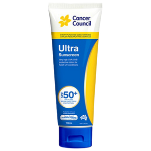 CANCER COUNCIL SPF50+ Ultra Sunscreen Tube 110mL (GST Free)