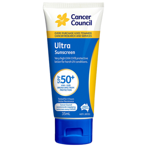 CANCER COUNCIL SPF50+ Ultra Sunscreen Traveller 35mL (GST Free)