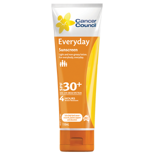 CANCER COUNCIL SPF30+ Everyday Sunscreen Tube 110mL (GST Free)