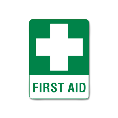 Small Metal First Aid Sign