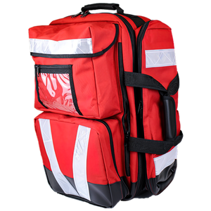 AEROBAG Red Trauma First Aid Backpack 48 x 54 x 32cm