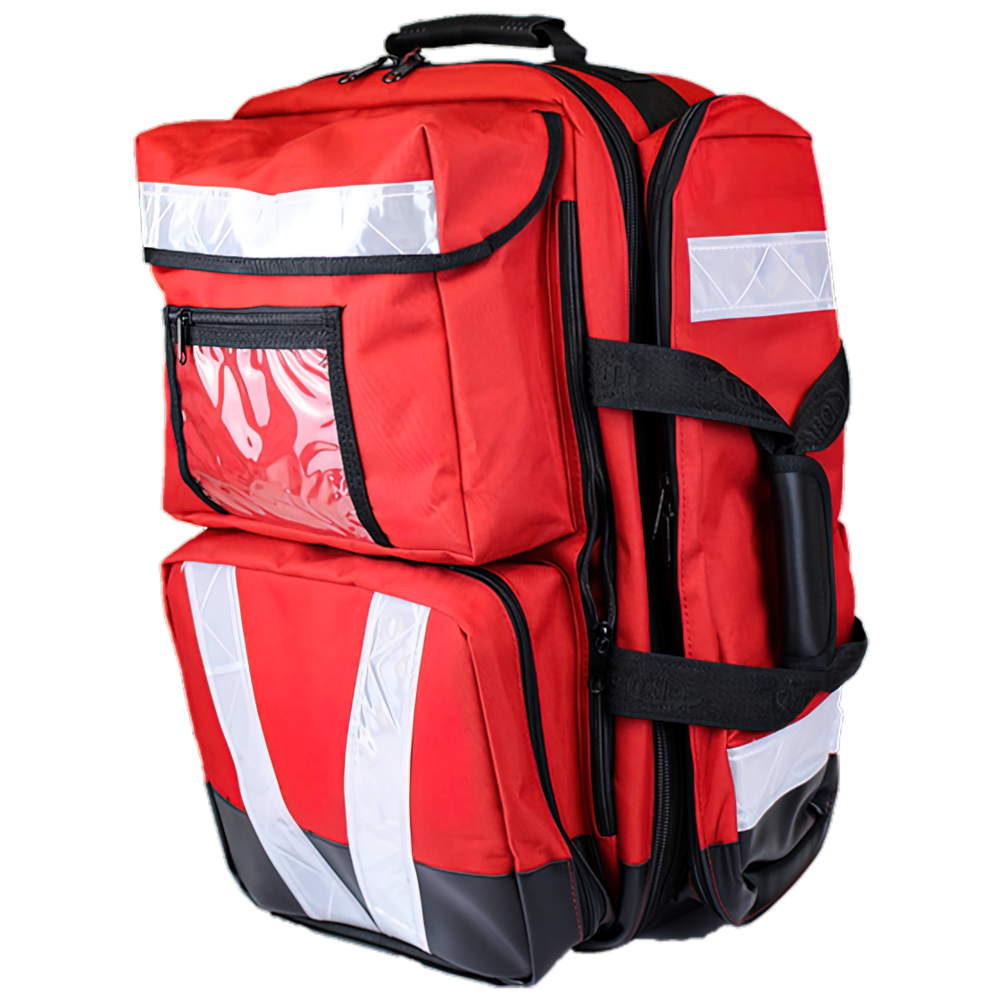 Large Trauma Red First Aid Backpack