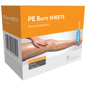 AEROBURN Polyethylene Burn Sheet 60 x 90cm Box/25