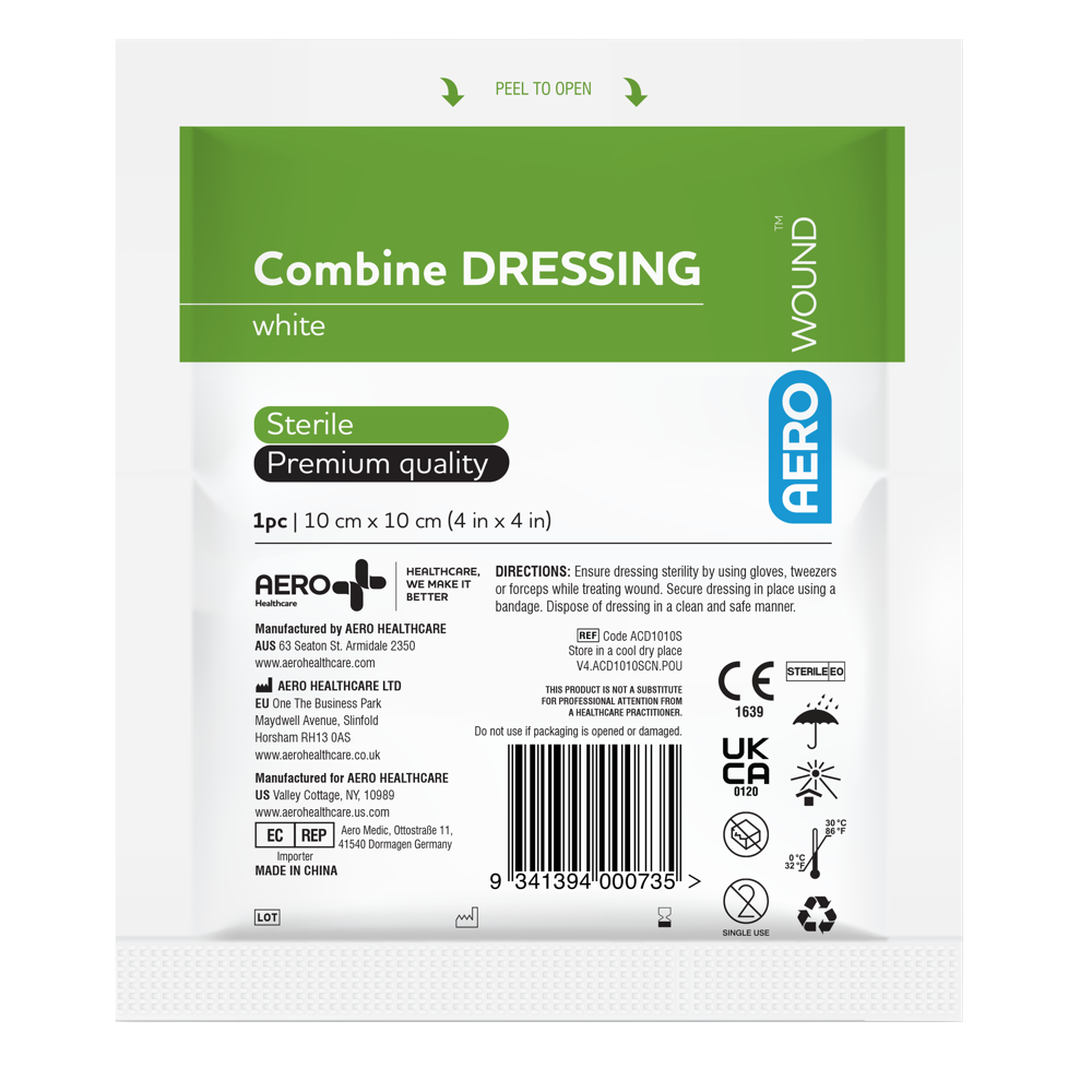 AEROWOUND Combine Dressing 10 x 10cm Bag/50