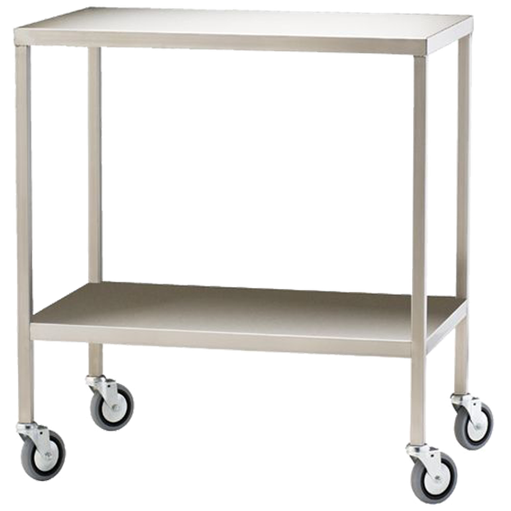 Large Stainless Steel Trolley 110 x 50 x 90.5cm