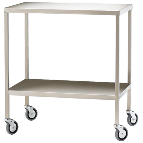 Large Stainless Steel Trolley 110 x 50 x 90.5cm