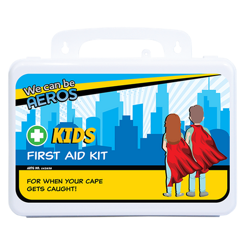 KIDS 2 Series Plastic Waterproof First Aid Kit 21 x 7.5 x 13cm