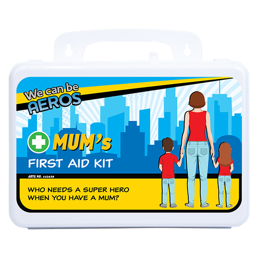 MUM'S 2 Series Plastic Waterproof First Aid Kit 21 x 7.5 x 13cm