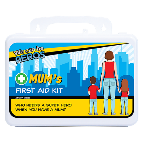 MUM'S 2 Series Plastic Waterproof First Aid Kit 21 x 7.5 x 13cm