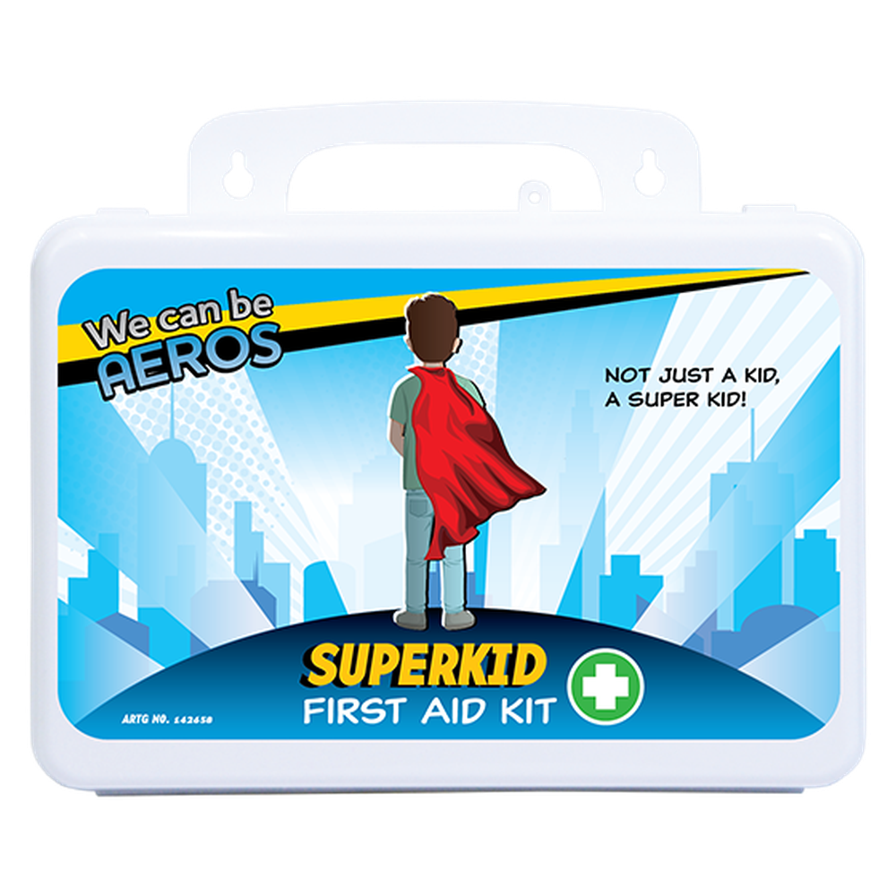 SUPERKID 2 Series Plastic Waterproof First Aid Kit 13 x 21 x 7.5cm