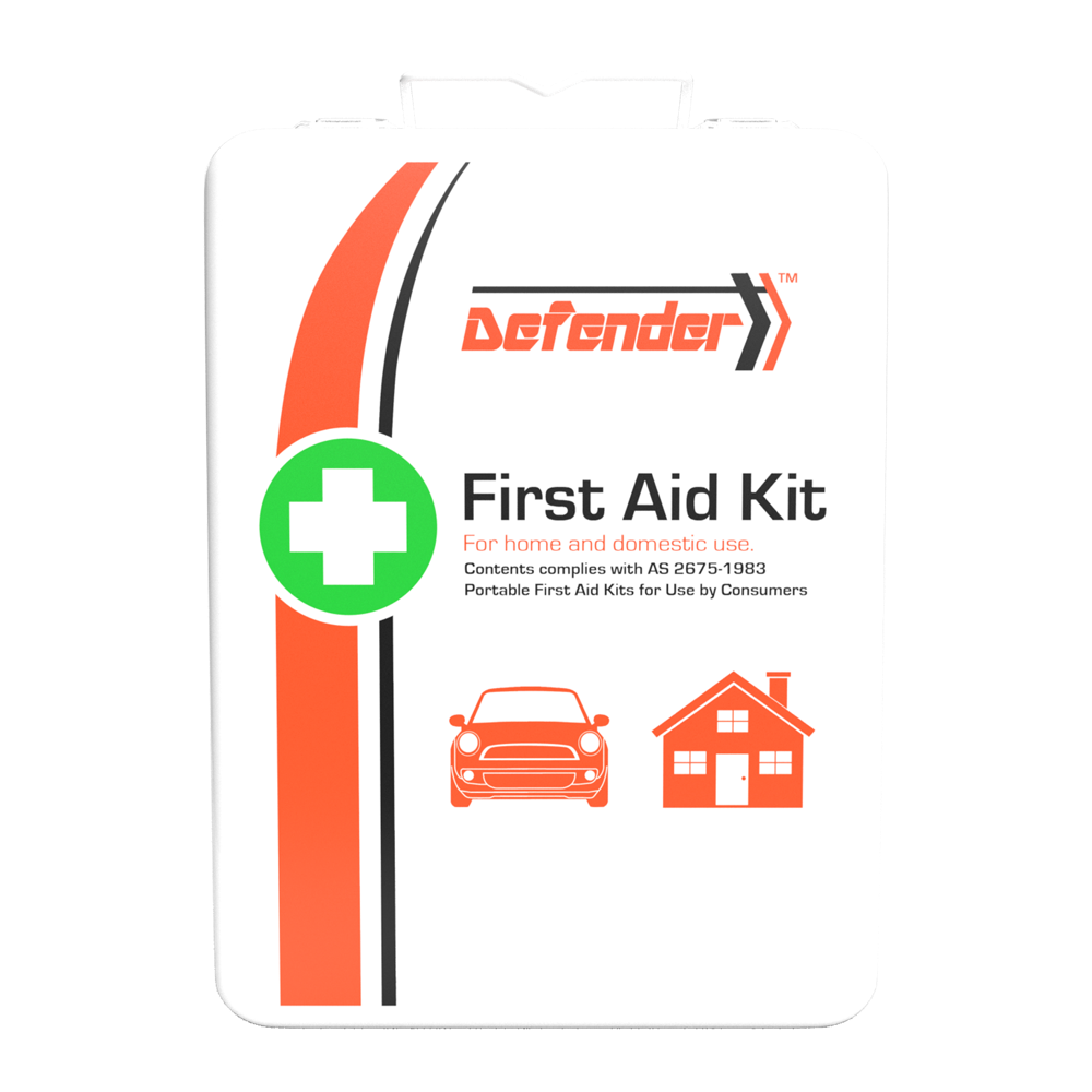 DEFENDER 3 Series Metal Tough First Aid Kit 23 x 16.5 x 7cm