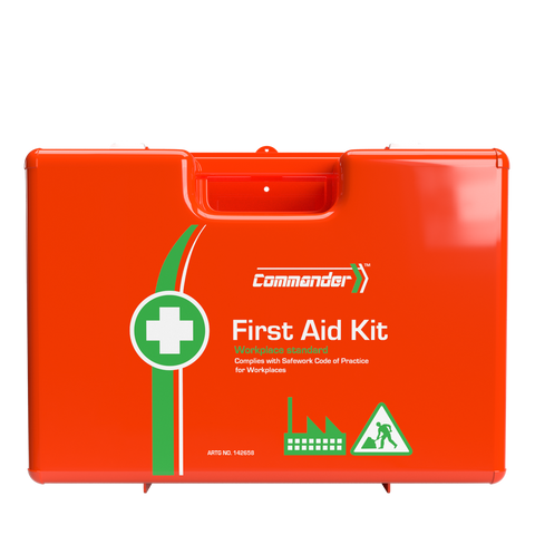 COMMANDER 6 Series Plastic Rugged First Aid Kit 30.5 x 43 x 14.5cm