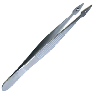 AEROINSTRUMENTS Stainless Steel Fine Forceps with Pin 13cm