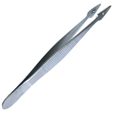 AEROINSTRUMENTS Stainless Steel Fine Forceps with Pin 13cm