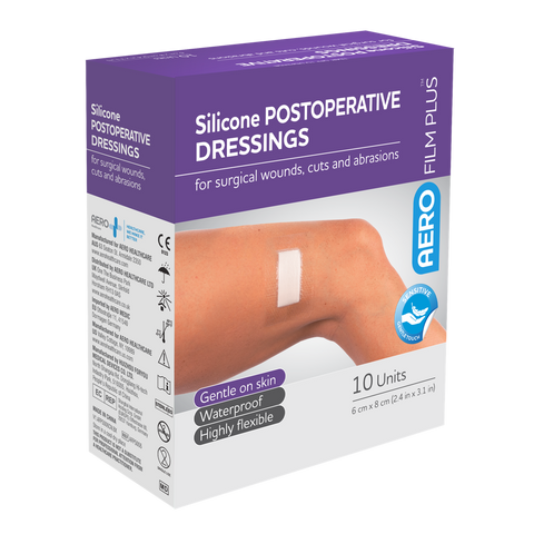 AEROFILM PLUS Sensitive Silicone Postoperative Dressing 6 x 8cm (GST Free)