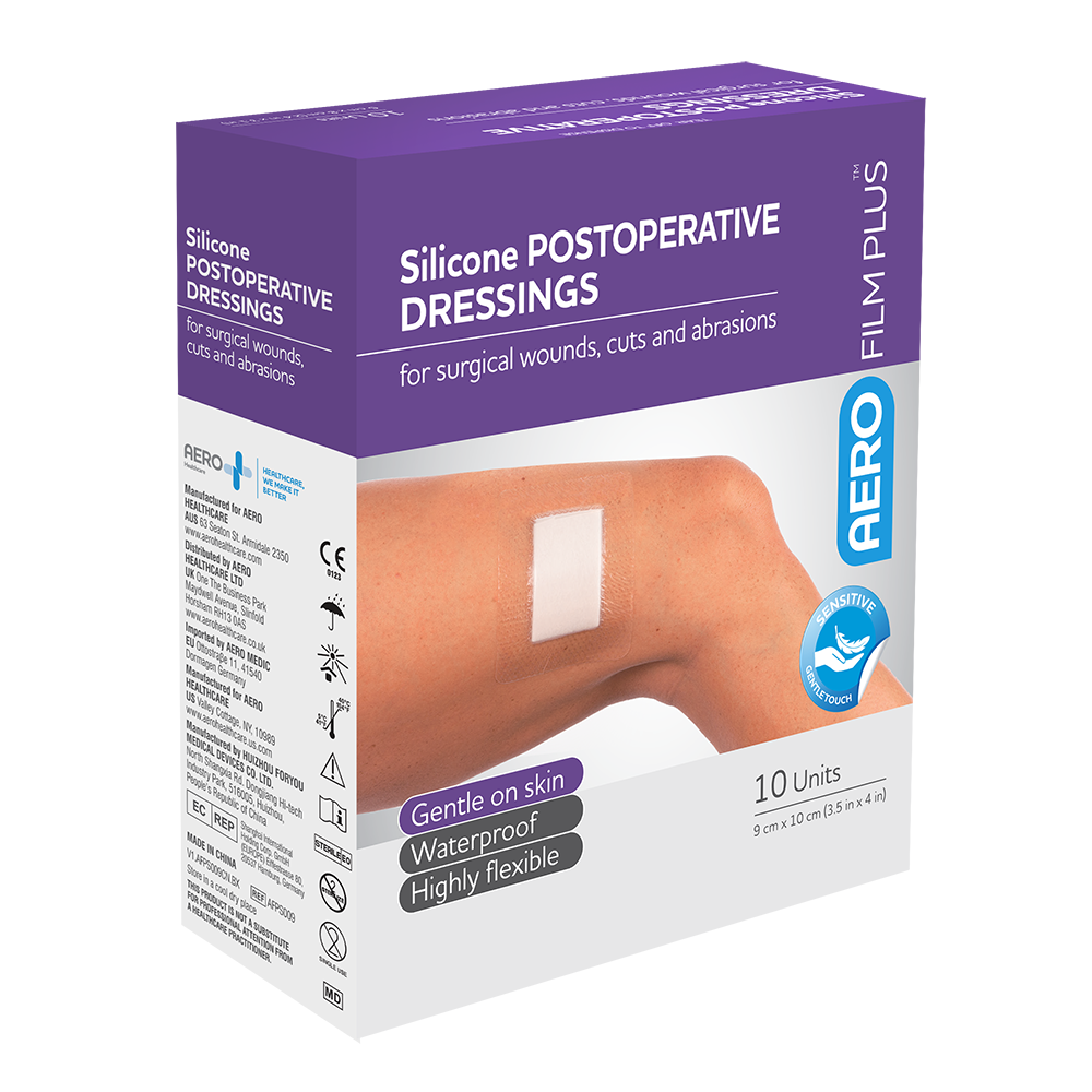 AEROFILM PLUS Sensitive Silicone Postoperative Dressing 9 x 10cm (GST Free)