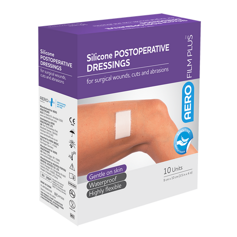 AEROFILM PLUS Sensitive Silicone Postoperative Dressing 9 x 10cm (GST Free)