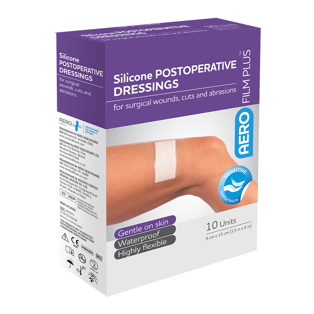 AEROFILM PLUS Sensitive Silicone Postoperative Dressing 9 x 15cm (GST Free)