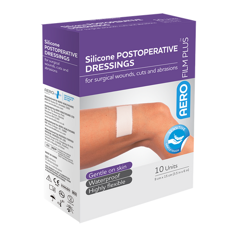 AEROFILM PLUS Sensitive Silicone Postoperative Dressing 9 x 15cm (GST Free)