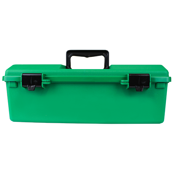 Medium Liftout Tray Green Plastic First Aid Toolbox