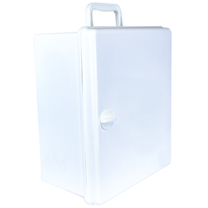 AEROCASE Large White Plastic Cabinet with Knob Closure 32 x 37 x 18cm