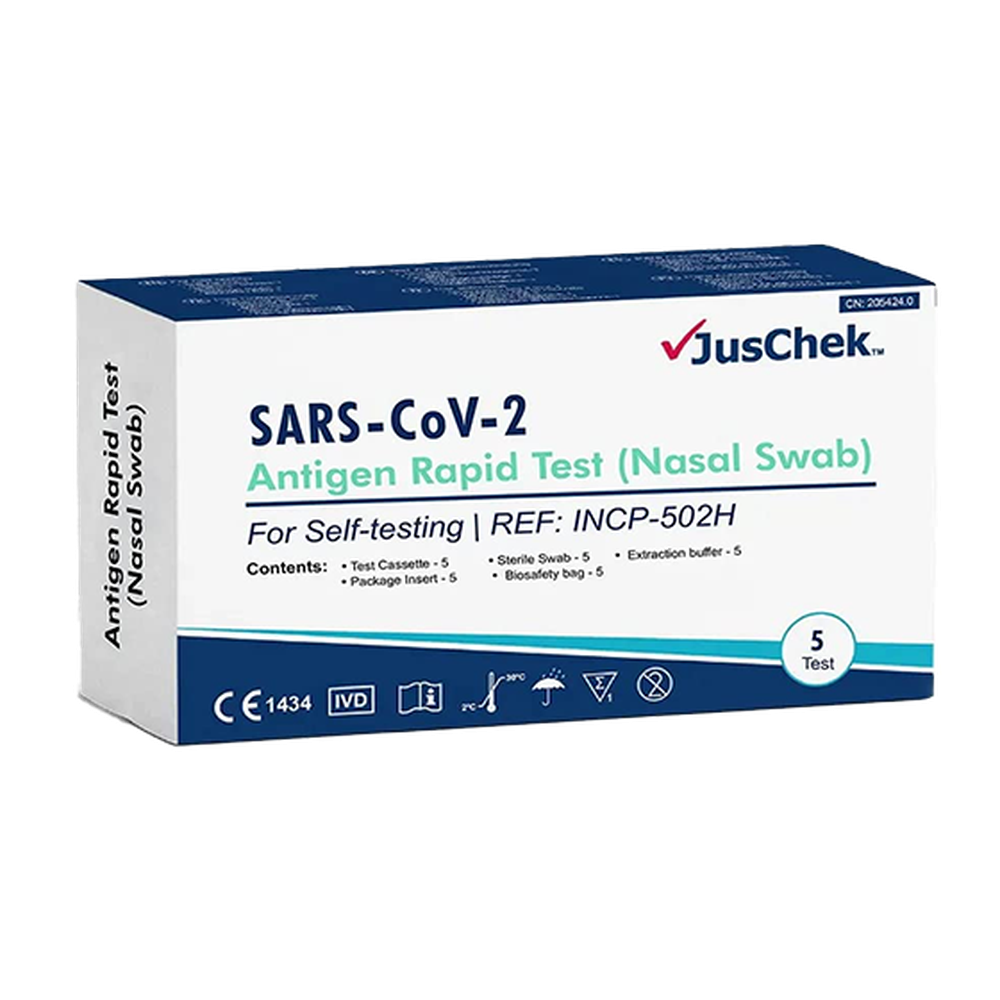 Nasal Rapid Antigen COVID-19 Self Test Pack/5