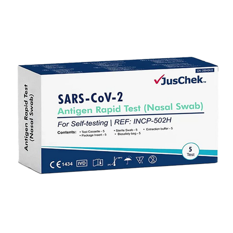 Nasal Rapid Antigen COVID-19 Self Test Pack/5