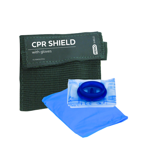 Key Ring CPR Face Shield and Gloves