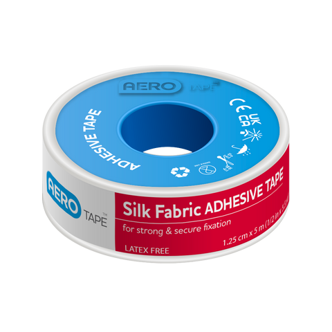 AEROTAPE Silk Fabric Adhesive Tape 1.25cm x 5M