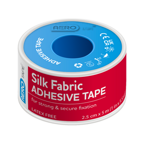 AEROTAPE Silk Fabric Adhesive Tape 2.5cm x 5M