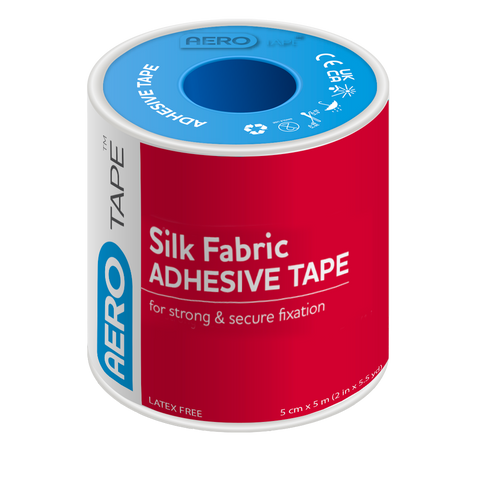 AEROTAPE Silk Fabric Adhesive Tape 5cm x 5M