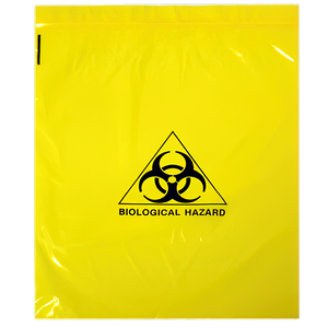 AEROHAZARD Biohazard Clinical Waste Bag 4L - Press Seal, 30um (250 x 300mm)