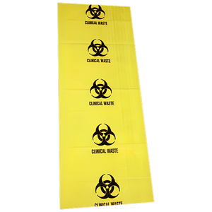 AEROHAZARD Biohazard Clinical Waste Bag 120L - 55um (490 x 1200mm)