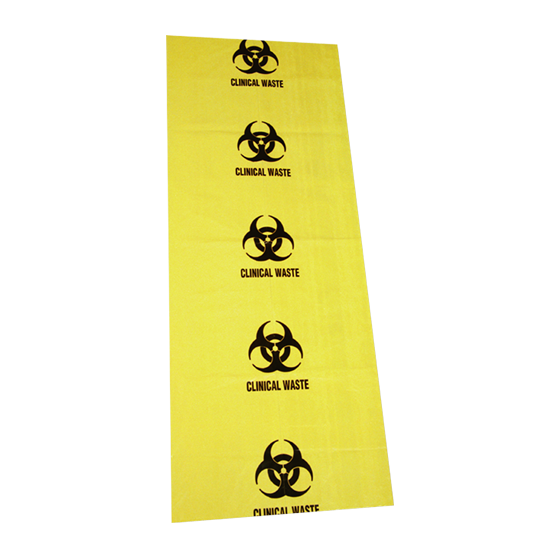Biohazard Clinical Waste Bag 120L - Pack of 10