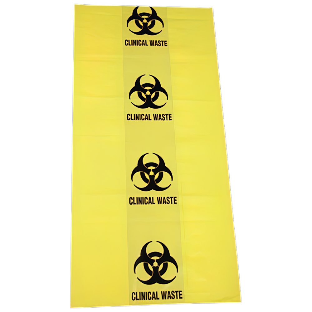 AEROHAZARD Biohazard Clinical Waste Bag 50L - 55um (630 x 800mm)