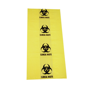 Biohazard Clinical Waste Bag 50L - Pack of 10