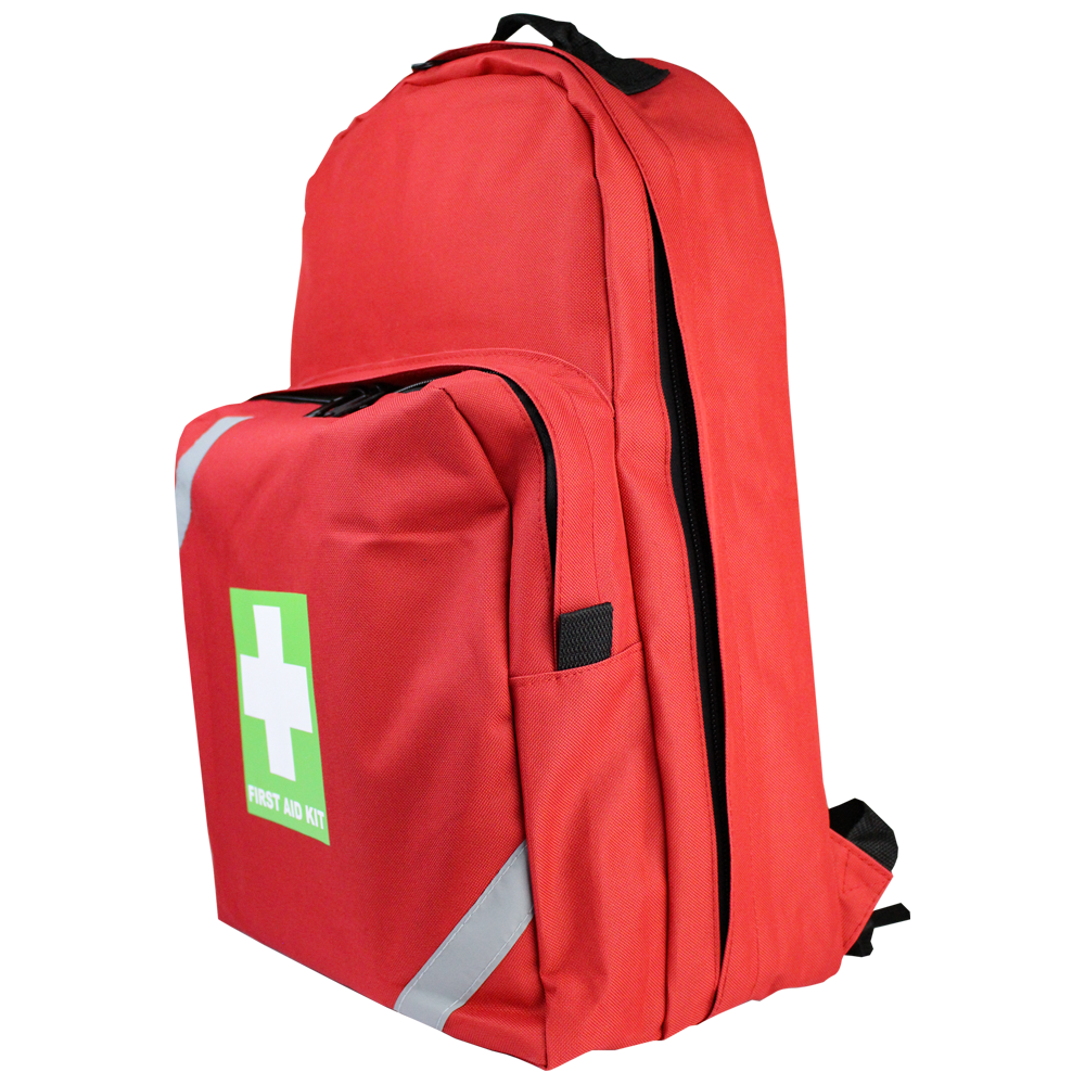 Medium Red First Aid Backpack