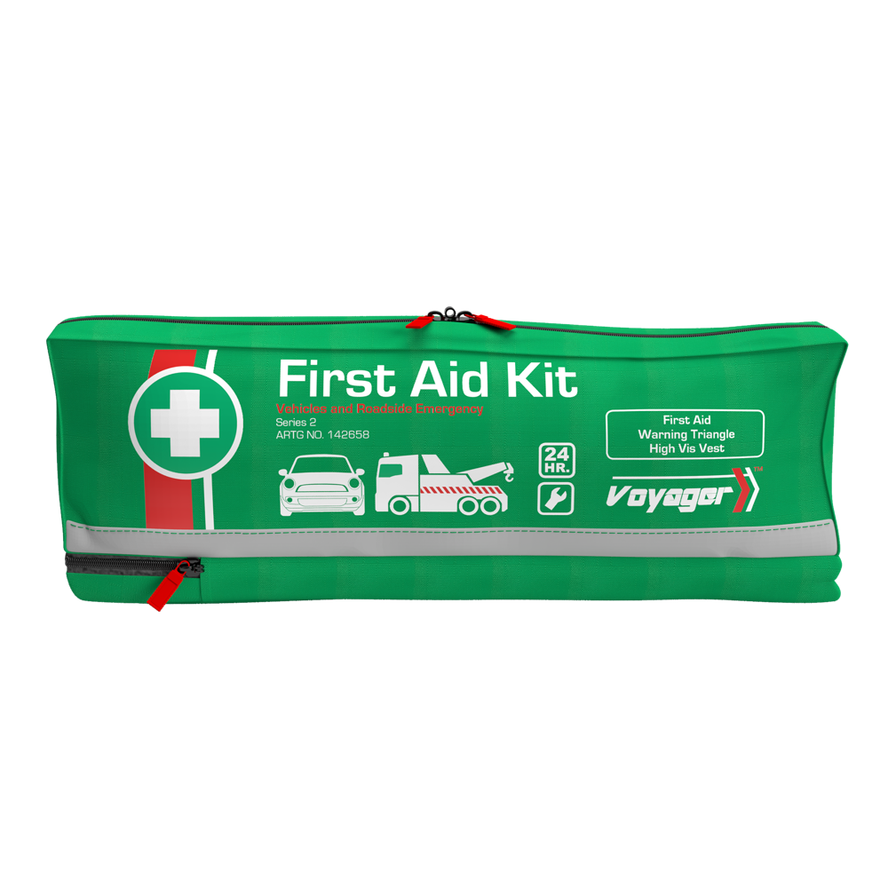 CUSTOM 2 Series Softpack Roadside First Aid Kit 44cm W x 6cm D x 16cm H