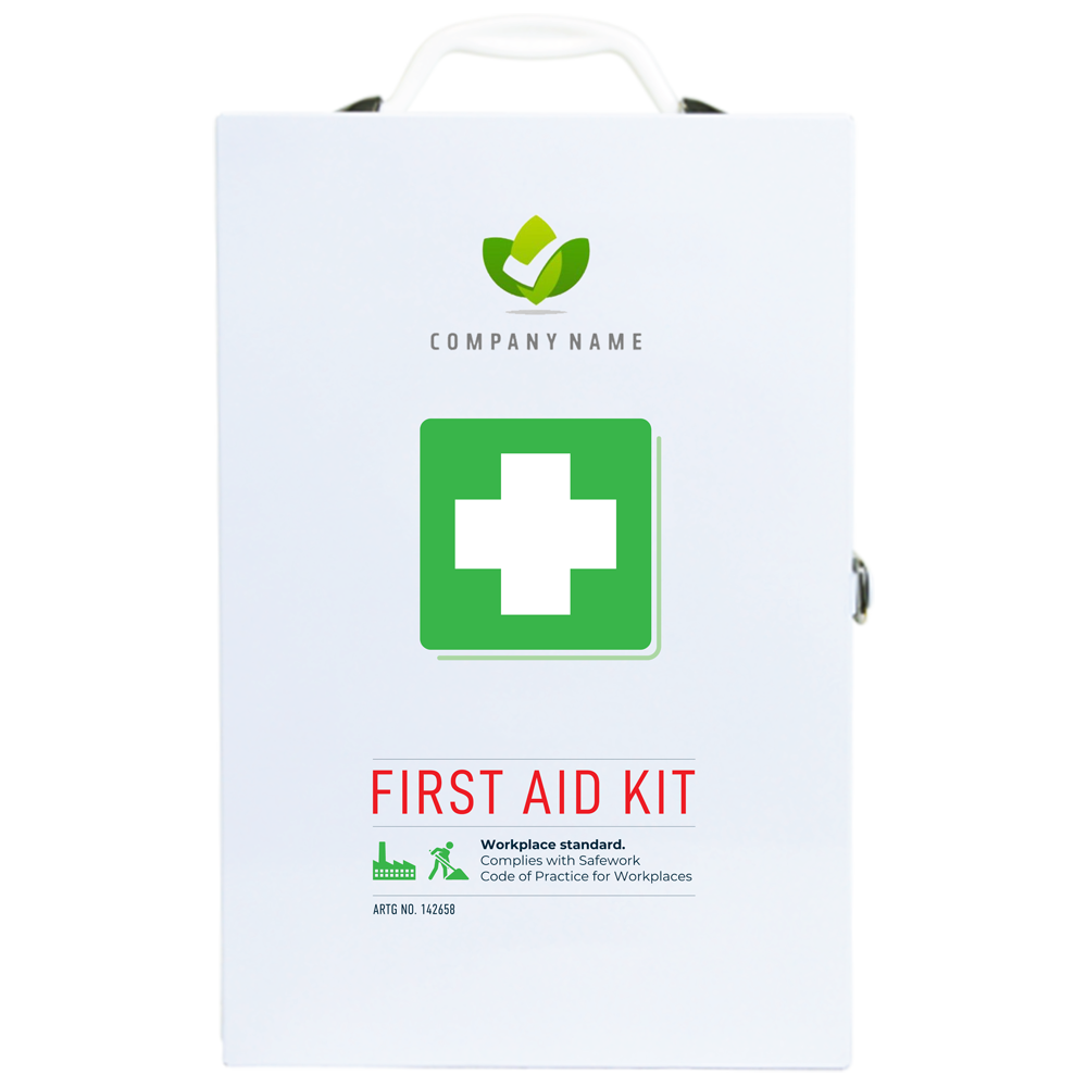 CUSTOM 6 Series Metal Tough First Aid Kit 41.5cm W x 13cm D x 58cm H