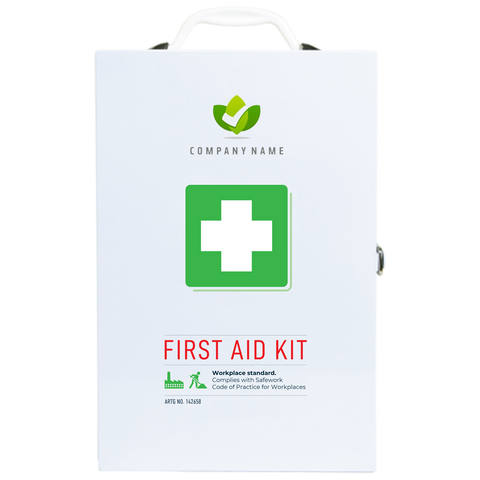 CUSTOM 6 Series Metal Tough First Aid Kit 41.5cm W x 13cm D x 58cm H