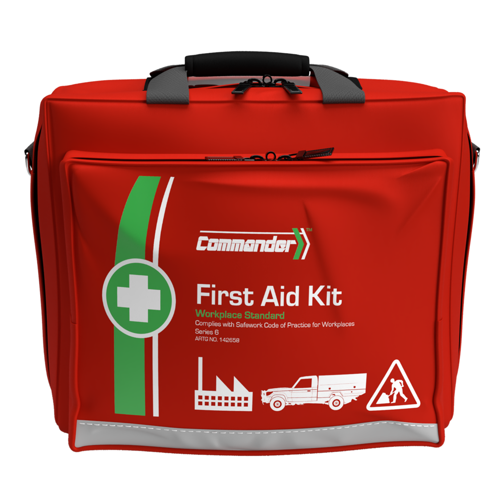 CUSTOM 6 Series Softpack Versatile Food &amp; Beverage First Aid Kit 34cm W x 23cm D x 36cm H