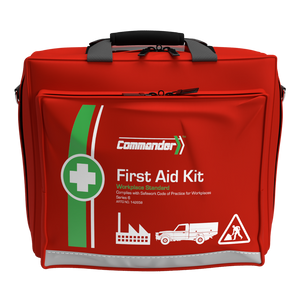 CUSTOM 6 Series Softpack Versatile Food &amp; Beverage First Aid Kit 34cm W x 23cm D x 36cm H